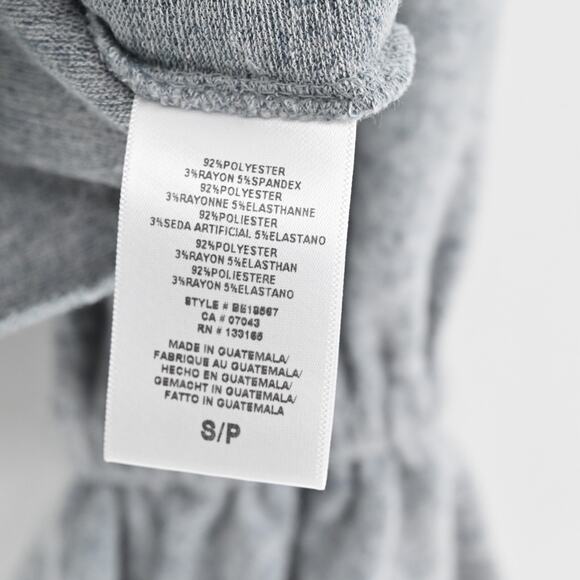 NWOT Anthropologie Sweater Eri Ali Sasha Hacci Top Gray SOFT Ruffle Cozy Size S - Picture 5 of 12